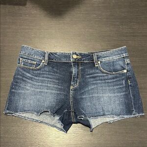 PAIGE Women’s Bobby Blue‎ Denim Cutoff Short Size 31